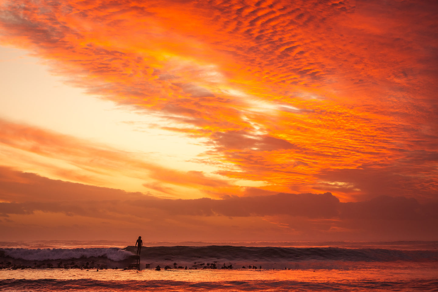 Fiery Evening Glow